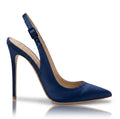 Giselle - Raso Blu Navy