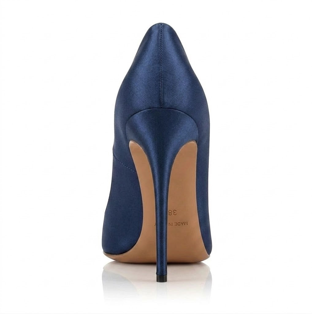 Ava - Raso Blu Navy