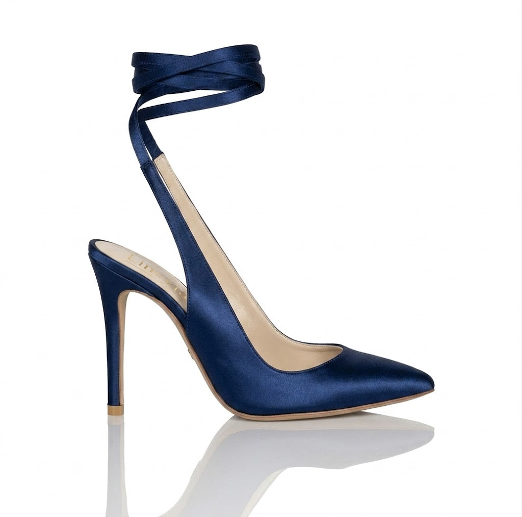 Valeria - Raso Blu Navy